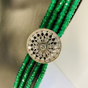 Fancy Emerald & Ruby Medium Necklace