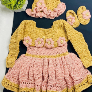 Crochet Dress sets for New borns & Toddlers