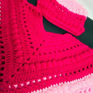Crochet Poncho set for babies